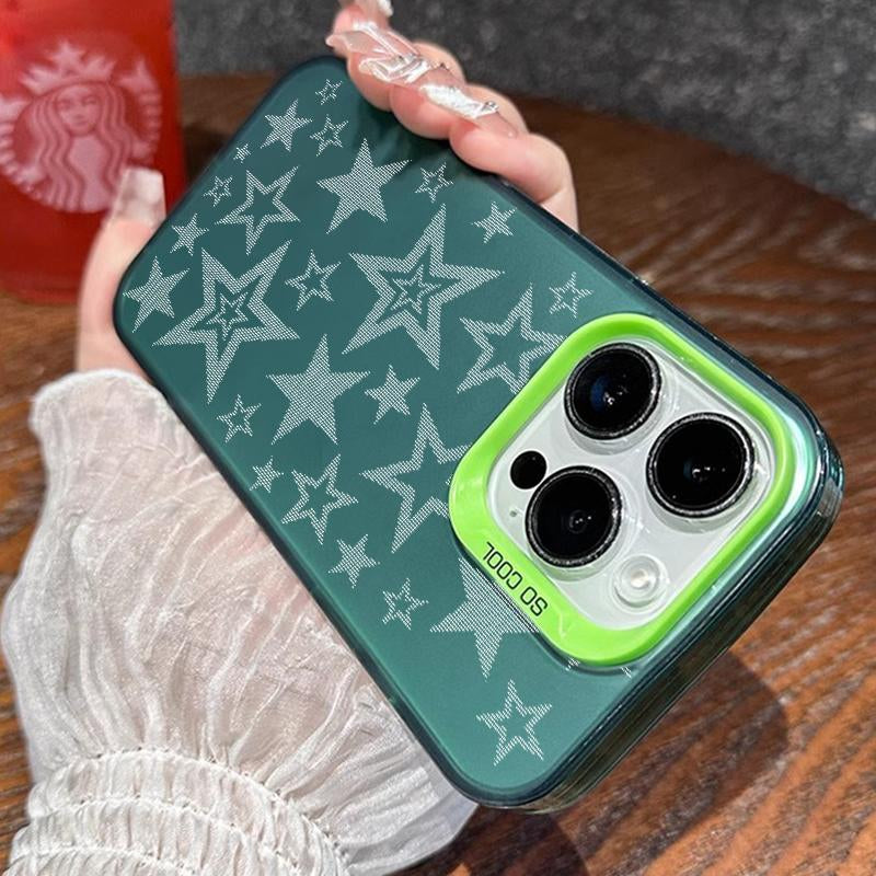 Compatible for Iphone16 15 14 16Promax 16Pro 15Pro 13 12 11 Case, Clear Case Plain White Background Soft TPU Shockproof Protective Case Stylish Patterns Phone Case Nic Junk Phone Cases