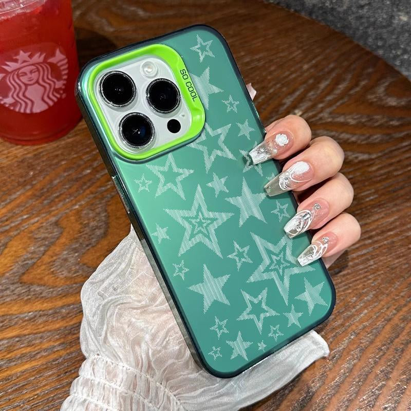 Compatible for Iphone16 15 14 16Promax 16Pro 15Pro 13 12 11 Case, Clear Case Plain White Background Soft TPU Shockproof Protective Case Stylish Patterns Phone Case Nic Junk Phone Cases